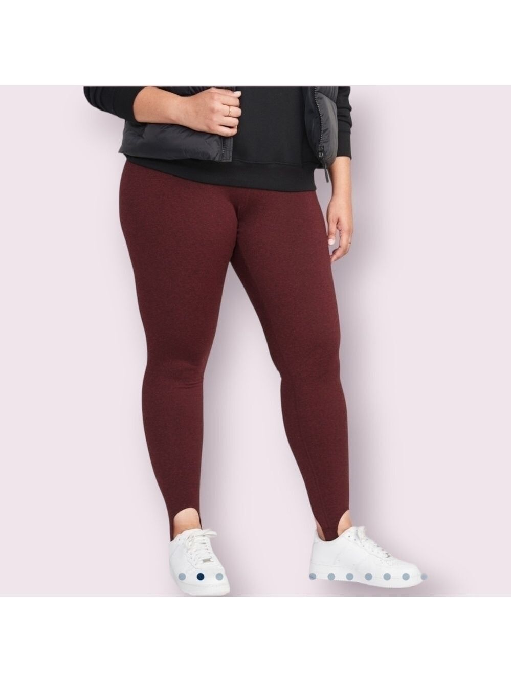 4X - Old Navy | High-Waisted CozeCore Heathered Performance Stirrup Leggings